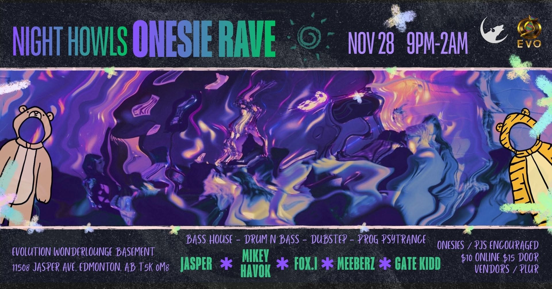 Night Howls Onesie Rave