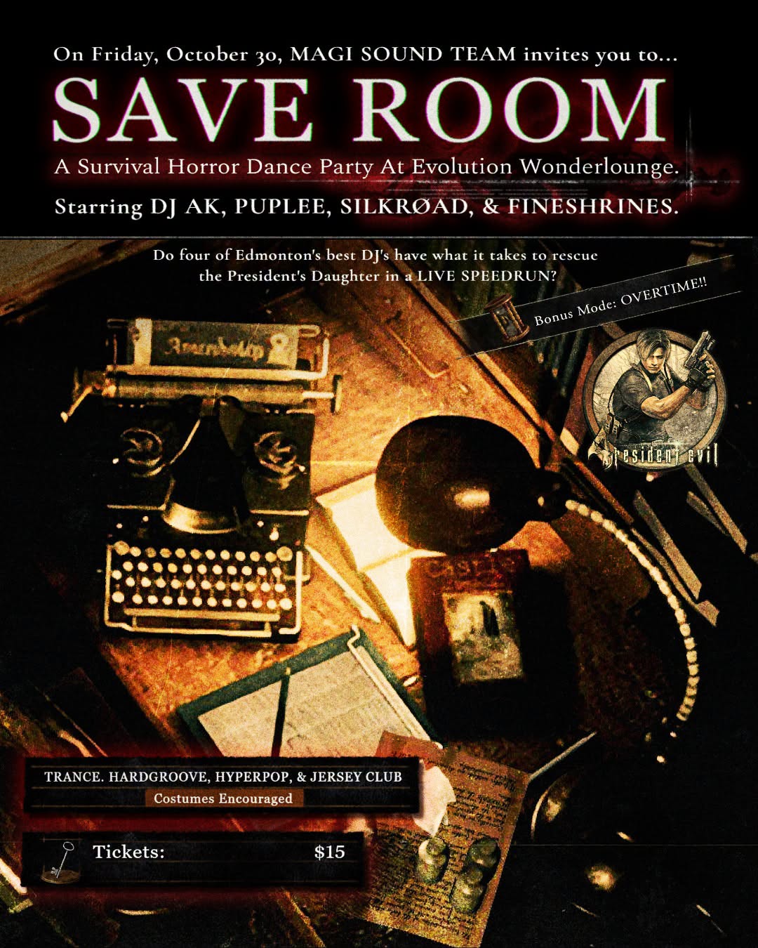 SAVE ROOM: an EVO Underground Halloween